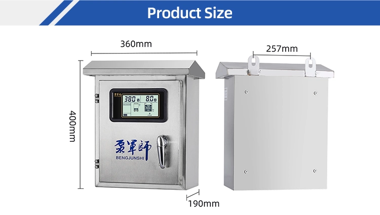 Rainproof 15kw/415VAC Automatic Simplex Water Level Sump Pump Controller